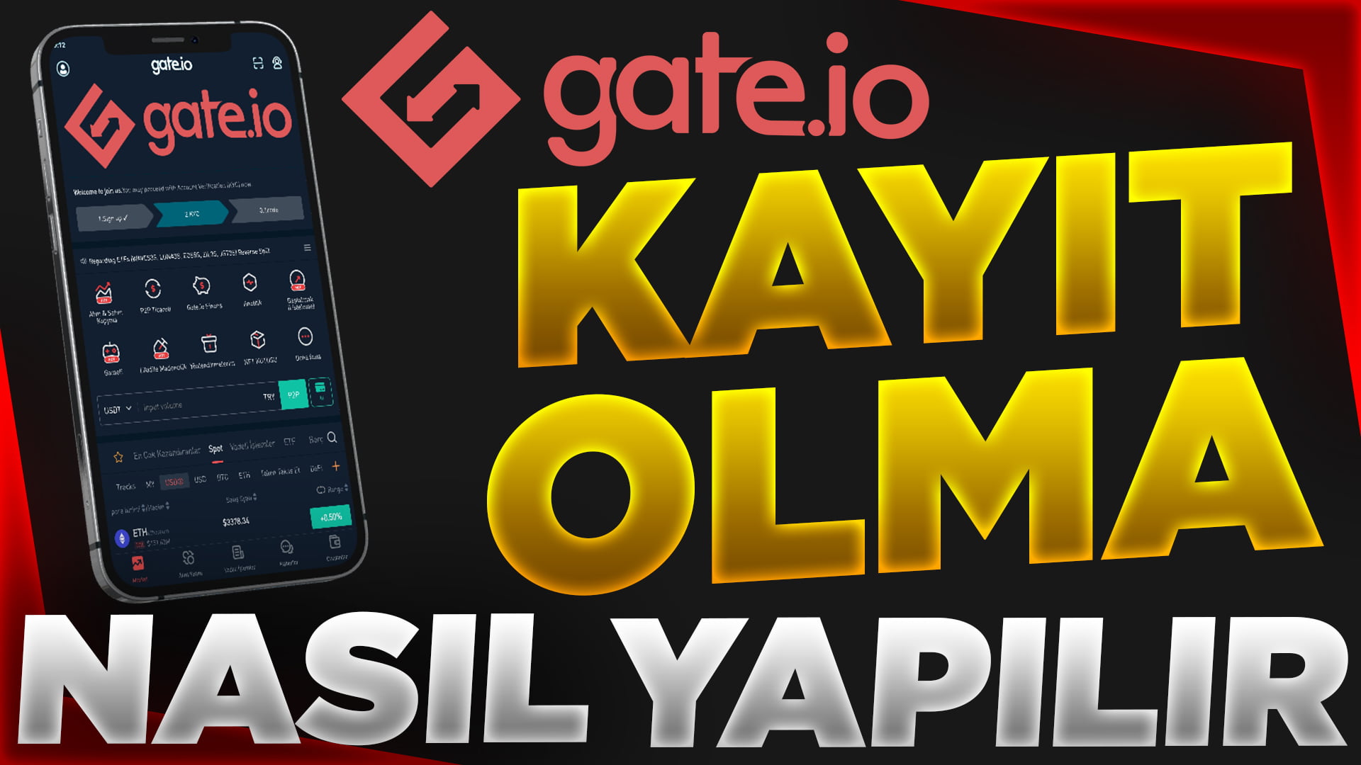 Gate.io Kayıt Olma