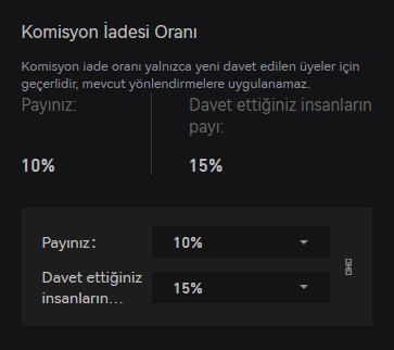 Gate TR Komisyon İndirim Oranı