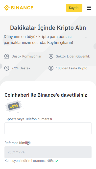 Binance referans kodu %20