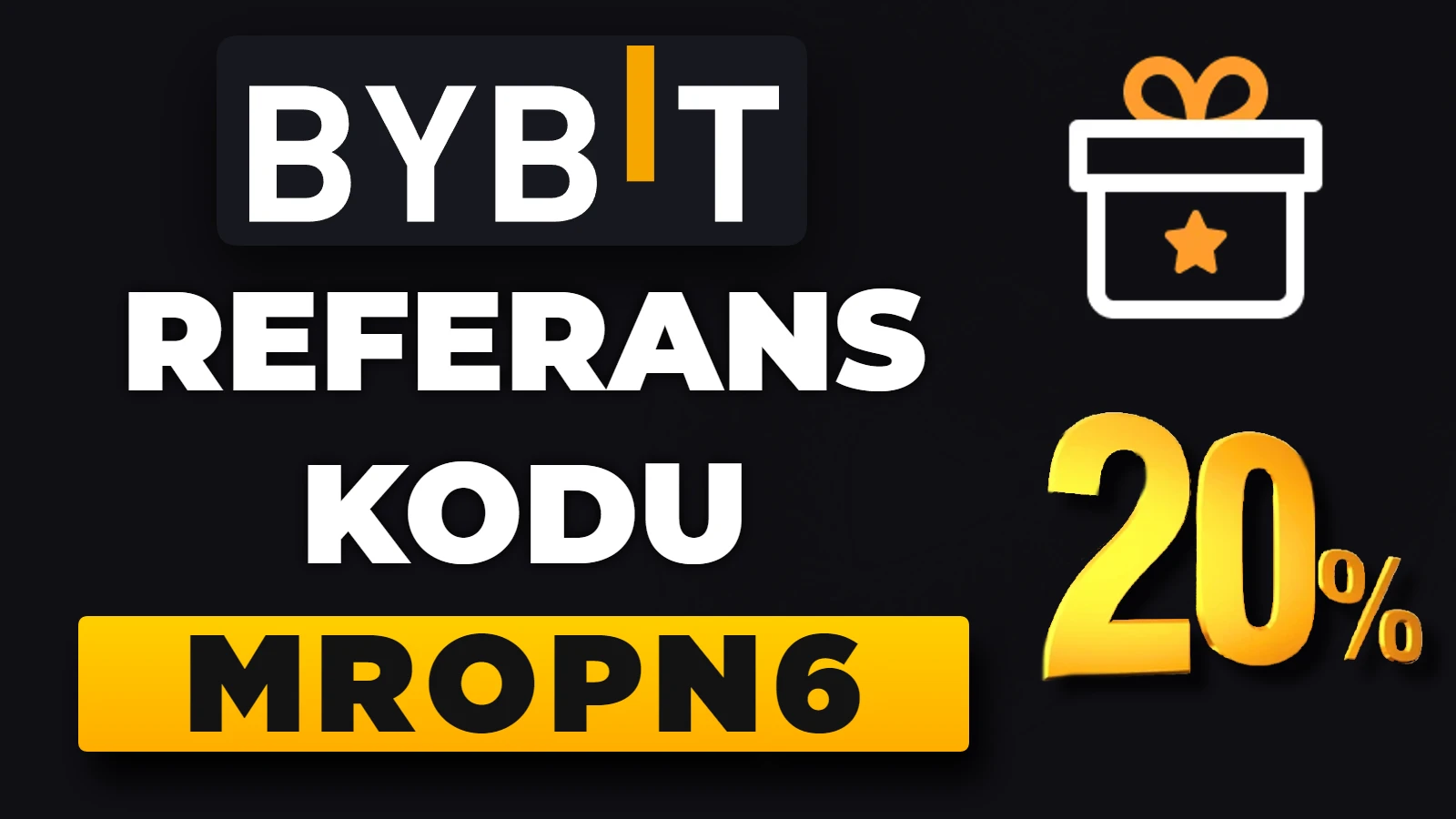 Bybit referans kodu MROPN6 $20 ve %20 indirim