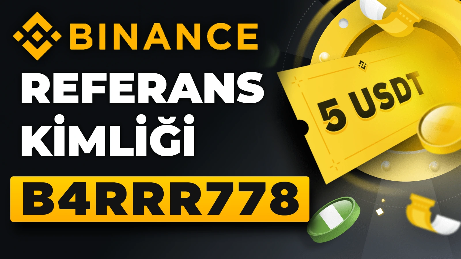 Binance Referans Kimliği B4RRR778 ($100 ve %40 indirim)