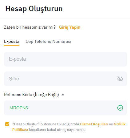 Bybit referans kodu MROPN6 $20 ve %20 indirim